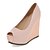 cheap Women&#039;s Heels-Women&#039;s Wedding Casual Dress Wedge Heel Customized Materials White Pink