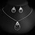cheap Jewelry Sets-Men&#039;s Women&#039;s Jewelry Set Necklace/Earrings Stainless Steel Zircon Titanium Steel Steel Geometric Fashion Wedding Party Daily Casual