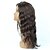 Χαμηλού Κόστους Περούκες από ανθρώπινα μαλλιά-Φυσικά μαλλιά Πλήρης Δαντέλα / Δαντέλα Μπροστά Περούκα Κυματιστό 130% / 150% Πυκνότητα Φυσική γραμμή των μαλλιών / Περούκα