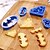 preiswerte Plätzchen-Werkzeuge-Backwerkzeuge Kunststoff Umweltfreundlich Kuchen Plätzchen Cartoon Shaped Backform 4pcs