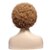 billige Blondeparykker med menneskehår-Ekte hår U-del Blonde Forside Parykk stil Brasiliansk hår Rett Afro Parykk 130% Hair Tetthet 10-30 tommers Dame Kort Medium Lengde Lang Blondeparykker med menneskehår