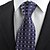 cheap Men&#039;s Accessories-Purple Black Flora Checked Classic Men&#039;s Tie Necktie Wedding Holiday Gift KT0070