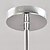 tanie Design sputnikowy-72 cm (28,35 cala) w stylu mini wisiorek światła metalowego Sputnik Chrome retro 110-120 V / 220-240 V