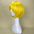 cheap Synthetic Trendy Wigs-Synthetic Wig Straight With Bangs Synthetic Hair Wig Women&#039;s Short Capless Yellow