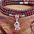 cheap Bracelets-6mm Wine Garnet Beads Strands Bracelet,Pendants is Random