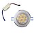 cheap LED Recessed Lights-LED Recessed Lights 600 lm 7 LED Beads High Power LED Decorative Warm White Cold White 100-240 V / 4 pcs / 90