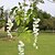 זול פרח מלאכותי-ענף משי פלסטיק סגול פרחים לשולחן פרחים מלאכותיים