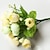 voordelige Kunstbloemen-10.2 &quot;l set van 1 mini 15 hoofden veer rose zijden doek bloemen