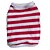 billiga Hundkläder-Dog Shirt / T-Shirt Stripes Heart Dog Clothes White / Red Black / Red White / Black Costume Cotton S M L