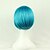 abordables Perruques de déguisement-Perruque de cosplay Perruque Synthétique Perruques de Déguisement Droit Droite Coupe Asymétrique Perruque Moyen Bleu Cheveux Synthétiques Femme Ligne de Cheveux Naturelle Bleu