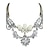 levne Módní náhrdelníky-Dámské Náhrdelníky s přívěšky Prohlášení Náhrdelníky Prohlášení Evropský Módní Cute Style Slitina Bílá Žlutá Růžová Náhrdelníky Šperky Pro Párty