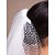 cheap Wedding Veils-Two-tier Cut Edge Wedding Veil Elbow Veils with 39.37 in (100cm) Tulle / Angel cut / Waterfall