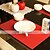 cheap Placemats &amp; Coasters &amp; Trivets-Contemporary Plastic Square Placemat Patterned Table Decorations 1 pcs