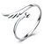 cheap Rings-Band Ring Ring For Women&#039;s Party Sterling Silver Silver Wings