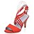 halpa Naisten sandaalit-Naisten Kengät Kashmir Kevät Kesä Nilkkahihna Stilettikorko Tarranauhalla varten Häät Puku Juhlat Oranssi Sininen Pinkki
