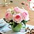levne Umělé květiny-Umělé květiny 7pcs Větev Hedvábí Růže Květina na stůl