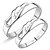 זול Fashion Ring-חמוד / מסיבה / עבודה מצופה כסף טבעת מתכווננת