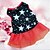 cheap Dog Clothes-Cat Dog Dress Puppy Clothes Stars Casual / Daily Dog Clothes Puppy Clothes Dog Outfits Black Costume Baby Small Dog for Girl and Boy Dog Terylene XS S M L