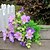 abordables Tekokukat-1 Branch Silk Plastic Daisies Tabletop Flower Artificial Flowers