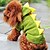 abordables Vêtements pour chiens-Chien Costume Pulls à capuche Vêtements pour Chien Bande dessinée Rouge Vert Coton Costume Pour Printemps &amp; Automne Hiver Homme Femme Cosplay