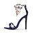 זול סנדלי נשים-נשים נעליים PU אביב קיץ סתיו עקב סטילטו קריסטל פרח ל חתונה שמלה מסיבה וערב סגול