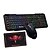 billiga Kombo av mus och tangentbord-regnbåge bakgrundsbelyst multimedia Gaming Keyboard 2400 dpi usb spelmus och pad 3 st en uppsättning