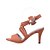 preiswerte Damensandalen-Damen Schuhe Kaschmir Frühling Sommer Knöchelriemen Stöckelabsatz Klett für Hochzeit Kleid Party &amp; Festivität Orange Blau Rosa