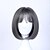 Χαμηλού Κόστους Συνθετικές Περούκες-Συνθετικές Περούκες Ίσιο Ίσια Περούκα Κοντό Γκρίζο Συνθετικά μαλλιά