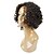 olcso Szintetikus parókák-Szintetikus parókák Kinky Curly Stílus Sapka nélküli Paróka Barna Szintetikus haj Női Afro-amerikai paróka Barna Paróka Hosszú
