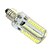 cheap Light Bulbs-BRELONG 1 pc 80LED E11 SMD3014 Corn Lights AC220V Warm White White