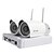 olcso NVR-készletek-ctvman vezeték nélküli WiFi IP kamera diy NVR kit HD 720p 2db 1MP golyó kültéri kamerák + 1db 4 csatornás mini NVR