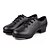 ieftine Pantofi de Tap-Pantofi de Tap Imitație de Piele Oxford Toc Jos NePersonalizabili Pantofi de dans Negru
