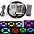 cheap WiFi Control-ZDM 5M 300 x5050 RGB LED  Strips Light Flexible and IR 24Key Remote Control  12V 6A Desktop Power Supply Linkable  Self-adhesive  Color-Changing  Soft Light Strip Kit
