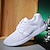 cheap Men&#039;s Sneakers-Men&#039;s Flat Heel Comfort Ankle Strap Athletic Casual Outdoor Lace-up Tulle Spring Fall Winter White / Black