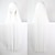 billiga Kostymperuk-vita peruker för kvinnor cosplay peruk syntetisk peruk rak med lugg peruk mycket lång sidodel vit