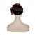 cheap Synthetic Trendy Wigs-Synthetic Wig Curly Style Capless Wig Red Wine Synthetic Hair Women&#039;s Red Wig Short hairjoy Black Wig