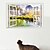 cheap Wall Stickers-3D Wall Stickers Wall Decals, False Window Beautiful Pastoral Landscape PVC Wall Sticker