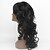 cheap Synthetic Trendy Wigs-Synthetic Wig Wavy Synthetic Hair Wig Capless Dark Black