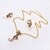 cheap Jewelry Sets-Women Cute European Style Fashion Panther Necklace / Earrings Sets