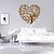 ieftine Wall Stickers-Heart Shape Wall Decal Botanical / Landscape WALL STICKER Shapes Wall Stickers Plane Wall Stickers,VINYL 57*53cm