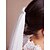 Χαμηλού Κόστους Πέπλα Γάμου-Μίας Βαθμίδας Χωρίς τελείωμα Πέπλα Γάμου Μακριά Πέπλα με 78,74 ίντσες (200εκ) Τούλι / Στυλ Αγγέλου / Καταρράκτης