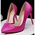 olcso Női magas sarkú cipők-Női Cipő PU Nyár Tűsarok Fukszia / Piros / Rózsaszín