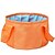 preiswerte Kochausrüstung zum Camping-Faltbarer Campingeimer Einzeln Multifunktions Tragbar Faltbar zum Oxford Draussen Wandern Camping Reisen Orange Rose Rot