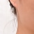 cheap Earrings-Stud Earrings For Women&#039;s Party Casual Daily Copper Gold Black and White Silver