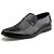 זול נעלי אוקספורד לגברים-אוקספורד גברים של נעליים משרד ועבודה / קז&#039;ואל / מסיבה וערב עוד עור חיות / PU שחור