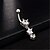 cheap Body Jewelry-Women&#039;s Body Jewelry Navel Ring / Belly Piercing White Unique Design / Party / Casual Stainless Steel / Alloy Costume Jewelry For Casual Summer