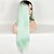 cheap Synthetic Trendy Wigs-Synthetic Wig Straight European Straight Wig Long Green Synthetic Hair Women&#039;s Heat Resistant Ombre Hair Green