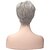 cheap Synthetic Wigs-Fashion Lady Gray Capless Short Straight Hair Synthetic Wigs