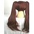 tanie Peruki kostiumowe-Kobieta Peruki syntetyczne Bez czepka Proste Brown Costume Wig Costume Peruki