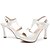 cheap Women&#039;s Sandals-Women&#039;s Shoes Leatherette Cone Heel Peep Toe Sandals Wedding / Party &amp; Evening / Dress Pink / White